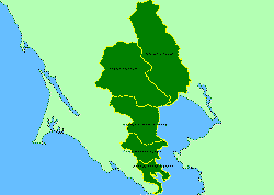 East Marin-Sonoma sub-basin map